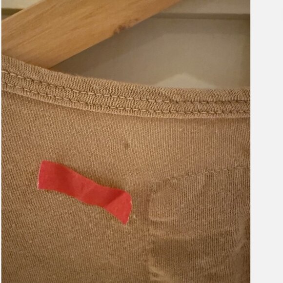 Frank & Eileen NWOT Brown hi low Long Sleeve Top xs - Picture 3 of 5